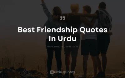 Best Friendship Quotes in Urdu: Celebrate the Bonds that Matter