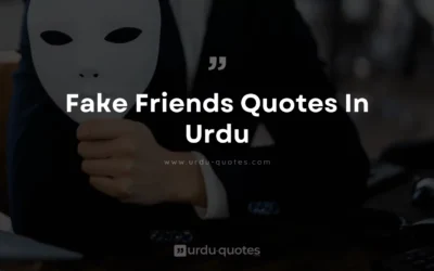 Quotes About Fake Friends in Urdu: Recognizing True Connections