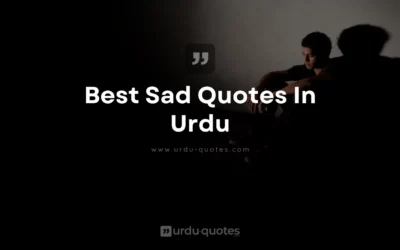 Best Sad Quotes in Urdu: Navigating the Depths of Emotion